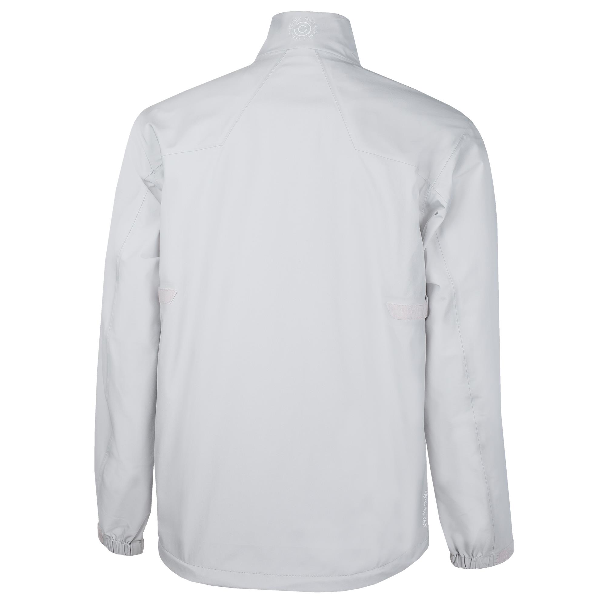 Galvin Green Armstrong Paclite Gore-Tex Mens Waterproof Golf Jacket Cool Grey/Sunny Lime/White
